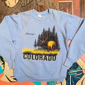 Vintage 80s 1985 Durango Colorado Nature Sweatshirt